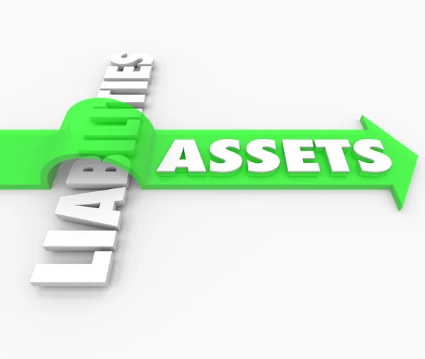 Assets Arrow — Stock Photo, Image