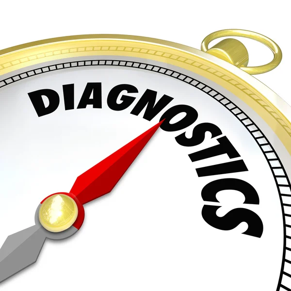 Diagnostik kompass — Stockfoto