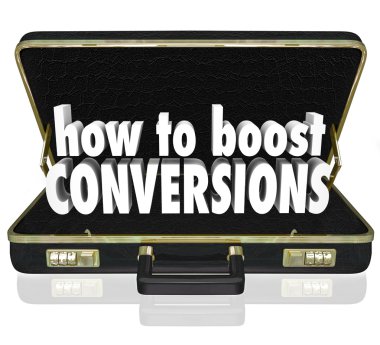 How to Boost Conversions Briefcase clipart