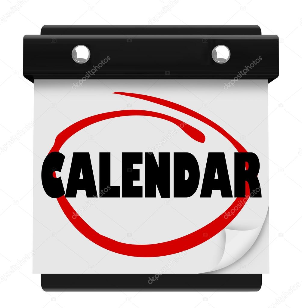 Calendar Word Schedule Planner