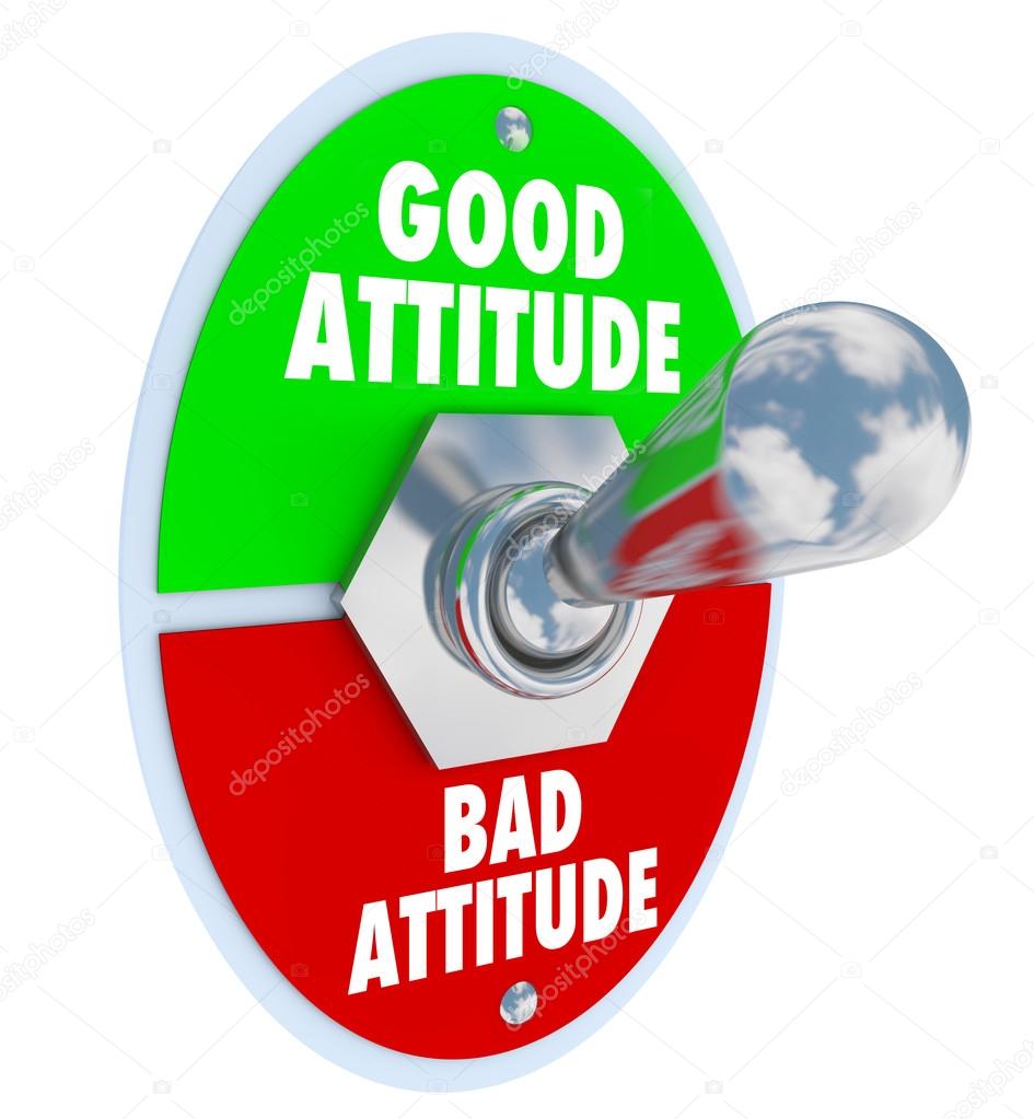 Good Vs Bad Attitude Toggle Switch