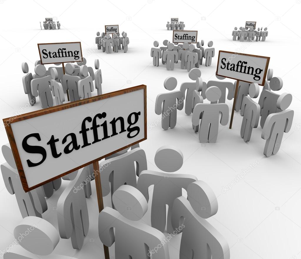 Staffing Signs Groups Employees Human Resources