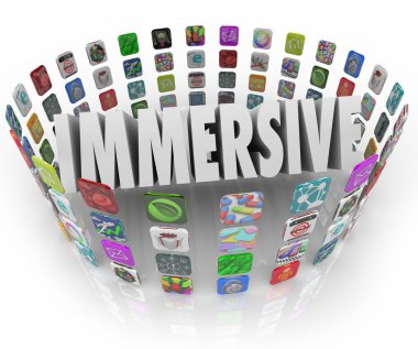 Immersive Word App Icons clipart
