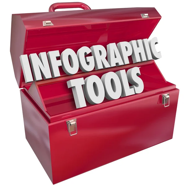 Infographic verktyg verktygslåda — Stockfoto
