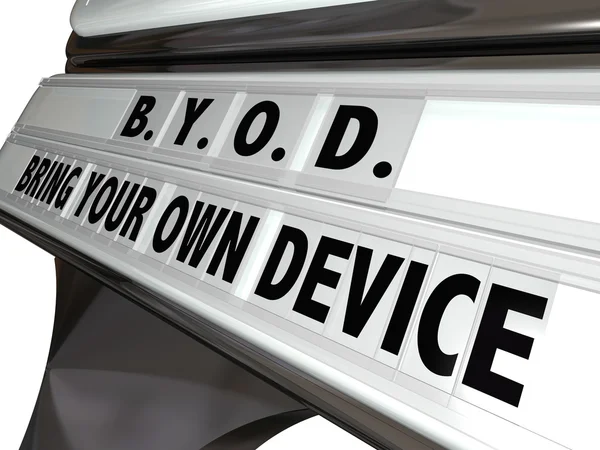 Bring Your Own Device Sign — Stock Photo, Image