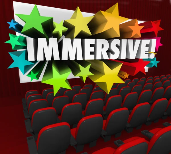 Immersive Movie Entertainment Experience — Stock Photo, Image