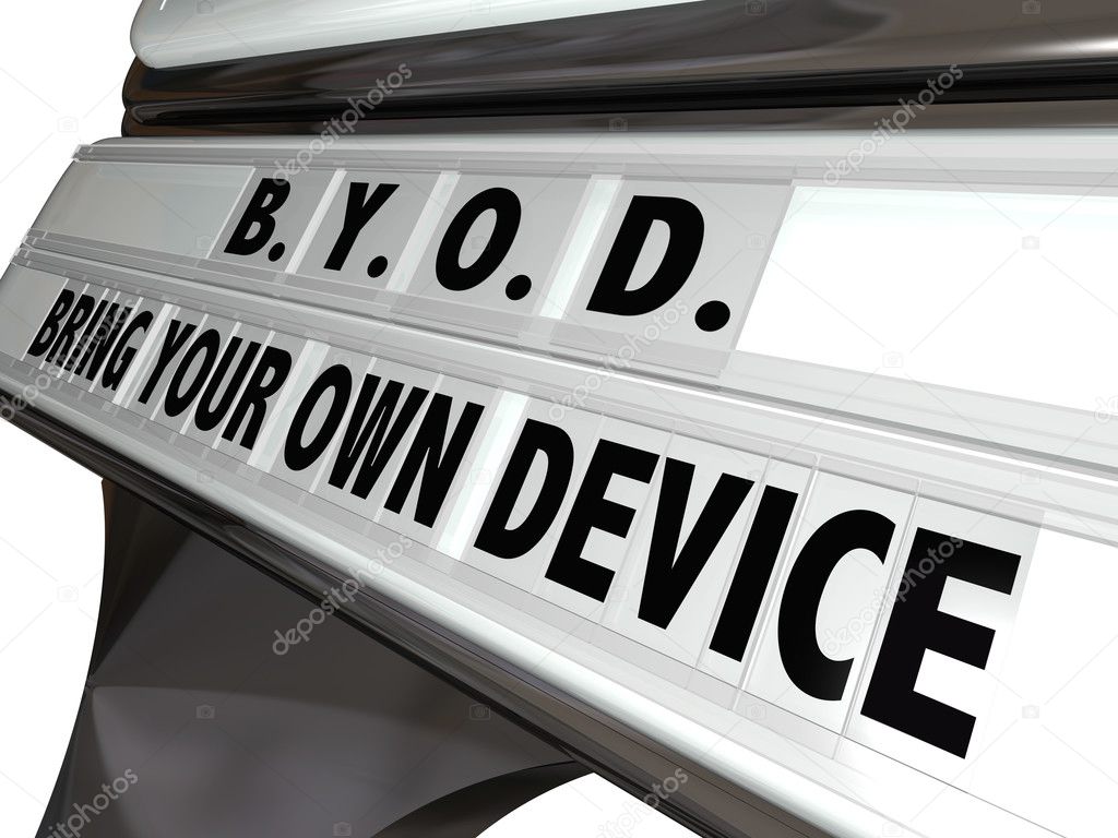 Bring Your Own Device Sign