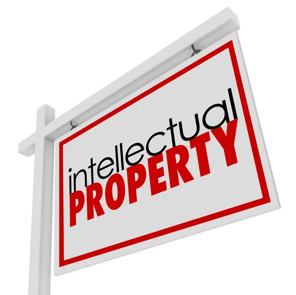 Intellectual Property For Sale Sign — Stock Photo, Image