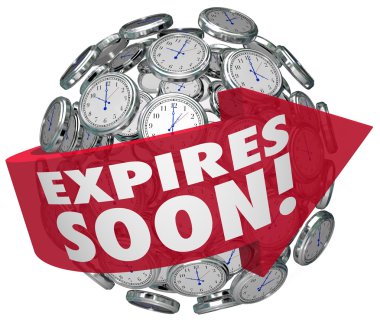 Expires Soon Clock Sphere Limited Time Offer Deadline clipart