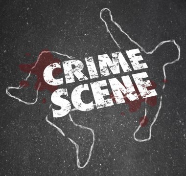 Crime Scene Violent Murder Homicide Forbidden Area clipart