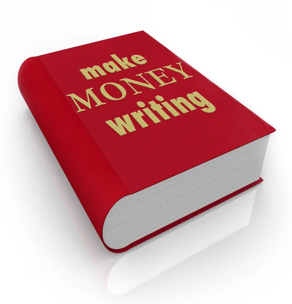 Make Money Writing Book Cover Title Earn Professional Author — Stock Photo, Image