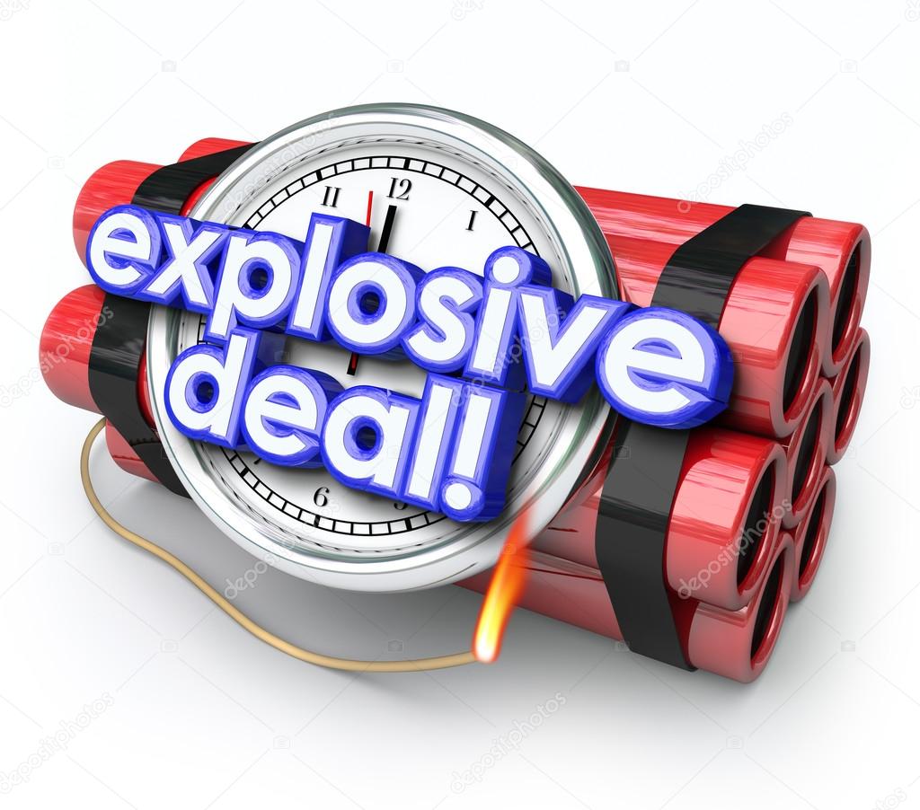 Explosive Deals Bomb Dynamite Special Sale Clearance Price