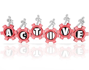 Etkin kelime insanlar fiziksel aktivite fitness egzersiz vites