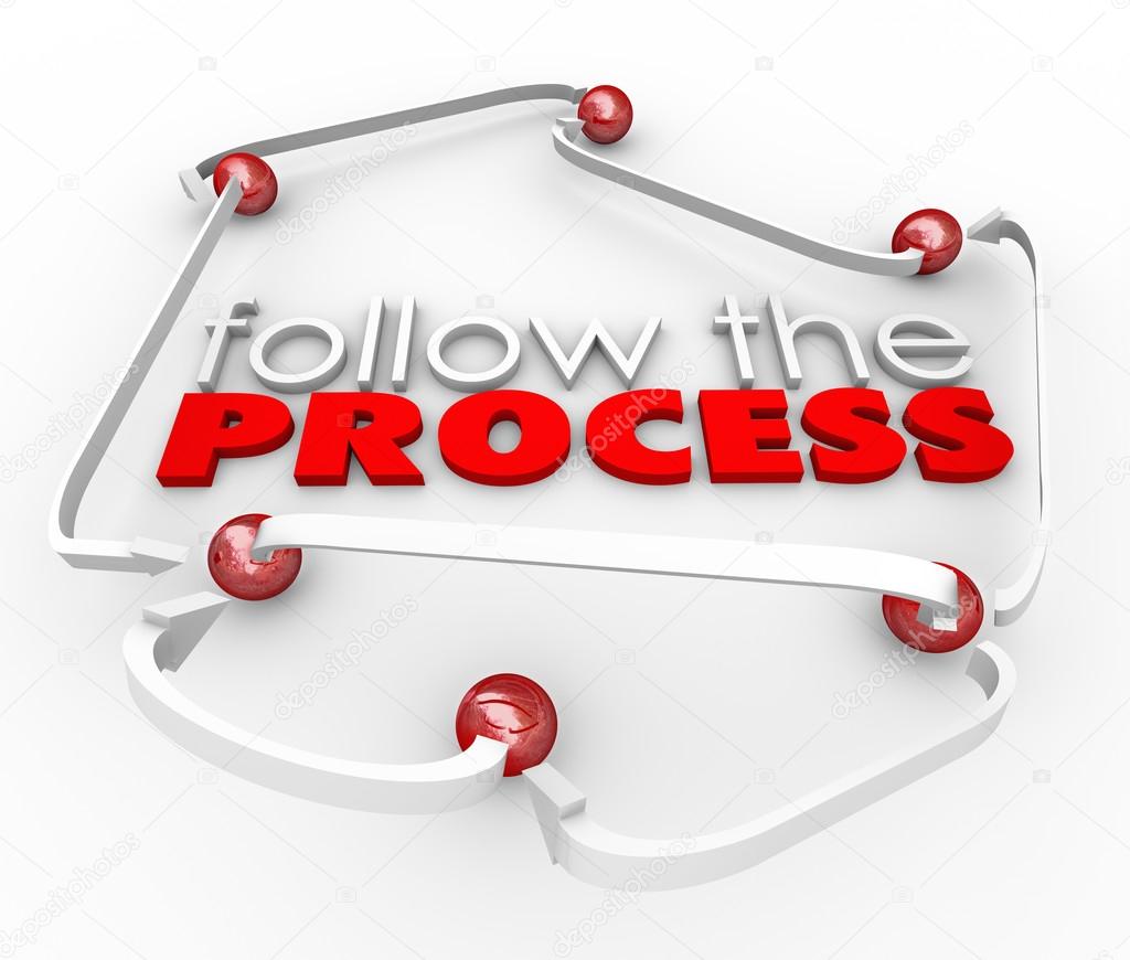 Follow the Process arrows