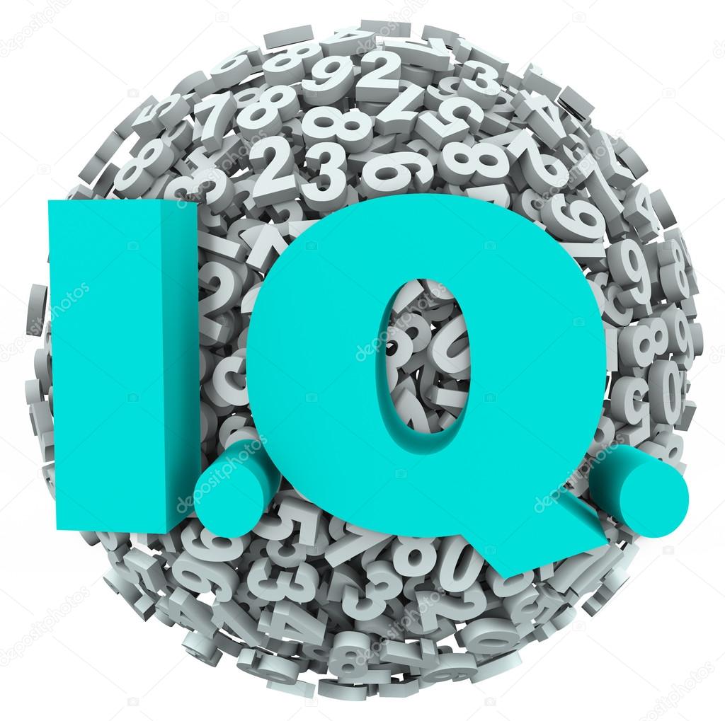 IQ letters on a ball or sphere