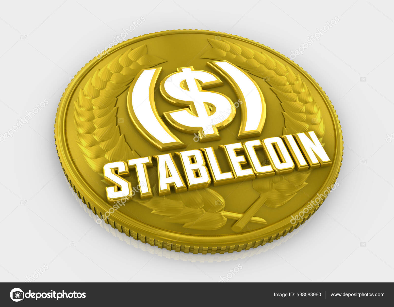 Moneda Stablecoin Criptomoneda Dinero Moneda Digital Valor Estable Moneda  Ilustración — Foto de stock #538583960 © iqoncept