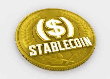Kripto Para Dijital Para Dengeli Para Değeri 3d İllüstrasyon
