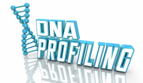 Dna Profiling Testing Checking Hereditary Patterns Health Biology Illustration — Foto Stock