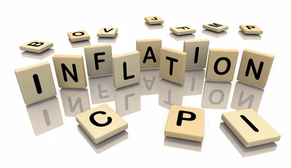 Инфляционные Потребительские Расходы Повышение Индекса Потребительских Цен — стоковое фото