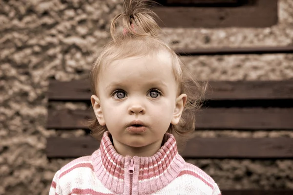 Sladká holčička — Stock fotografie