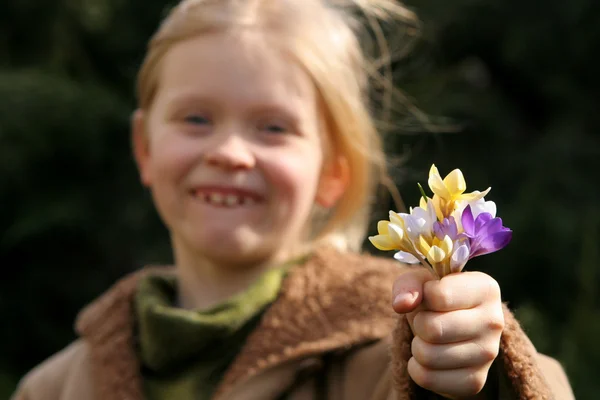 Spring girl — Stock Photo, Image