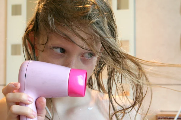 In the bathroom — Stock Photo, Image