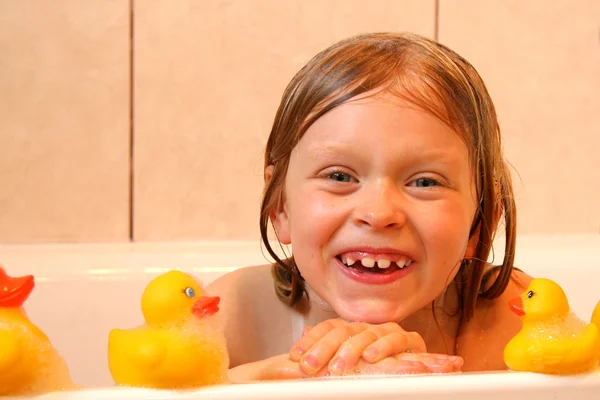 In the bathroom — Stock Photo, Image