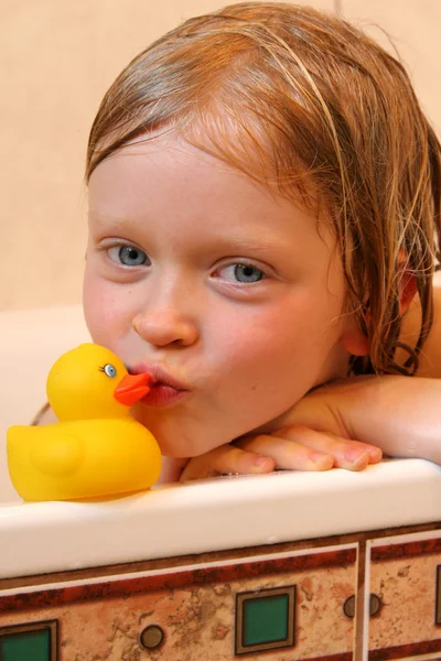 In the bathroom — Stock Photo, Image