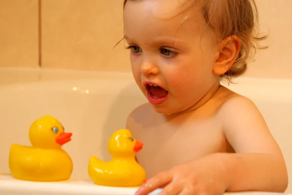 In the bathroom — Stock Photo, Image