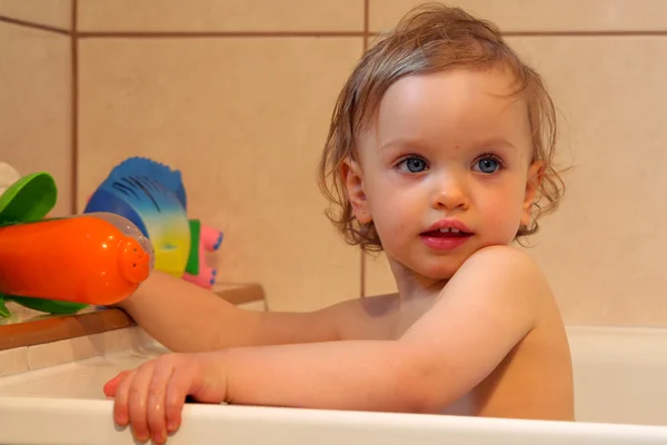 In the bathroom — Stock Photo, Image