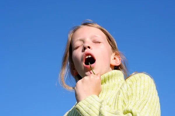 Blue, blue sky over me — Stock Photo, Image