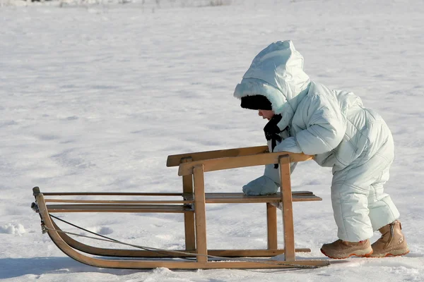 My sled — Stock Photo, Image