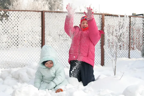 On the snow — Stock Photo, Image