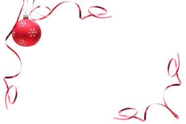 Kırmızı Noel ampul
