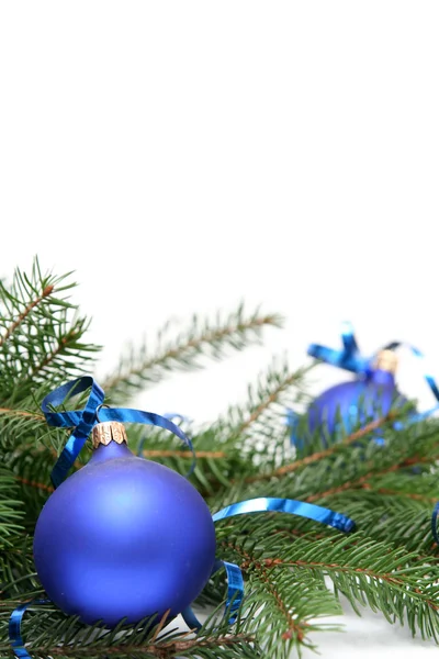 Blue christmas lökar — Stockfoto