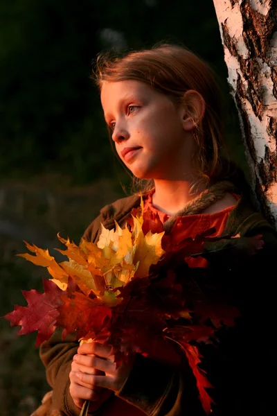 Podzimní portrét — Stock fotografie