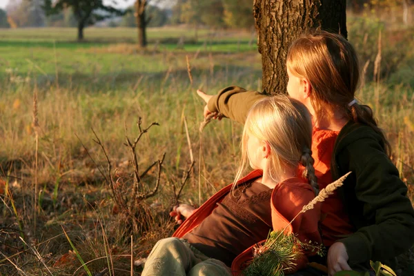 Autumnal portrait — Stock Photo, Image