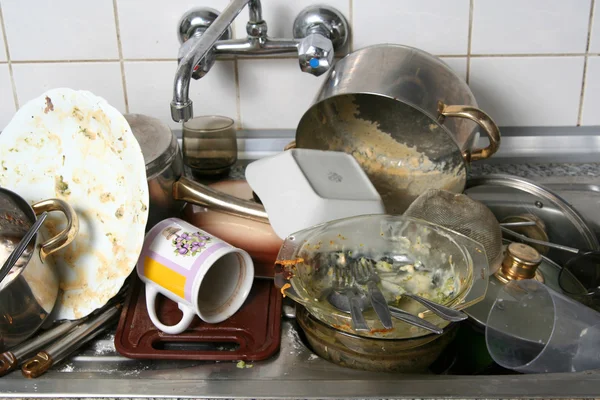 Dish washing — Stock Photo, Image