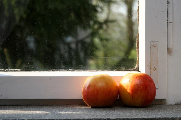 Apple fönster — Stockfoto