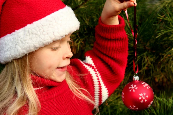 Ragazza di Natale — Foto Stock