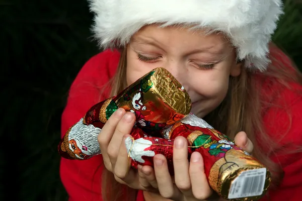 Ragazza di Natale — Foto Stock