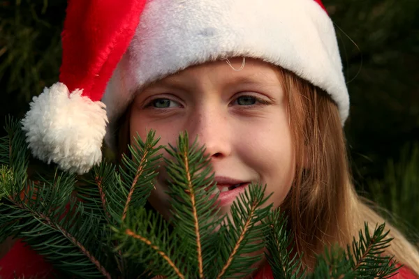 Chica de Navidad —  Fotos de Stock