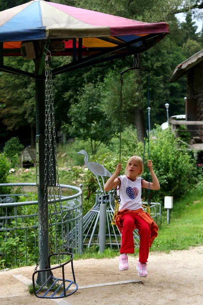 A játszótéren — Stock Fotó