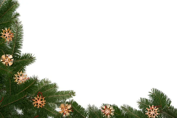 Christmas tree frame — Stock Photo, Image