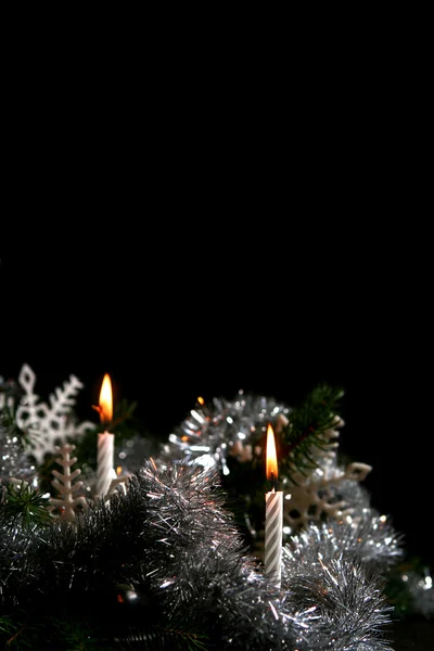 Kerstkaarsen — Stockfoto