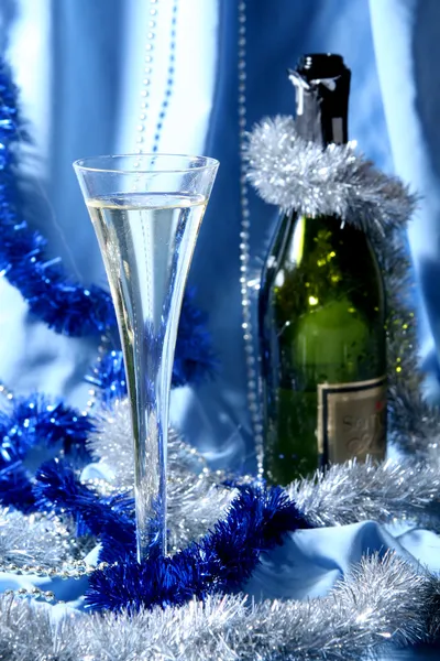 Blue celebration — Stock Photo, Image