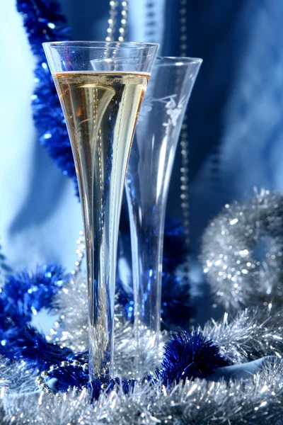 Blue celebration — Stock Photo, Image