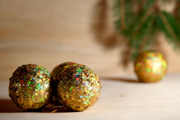 Golden christmas — Stock Photo, Image