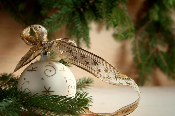 Gouden Kerstmis — Stockfoto