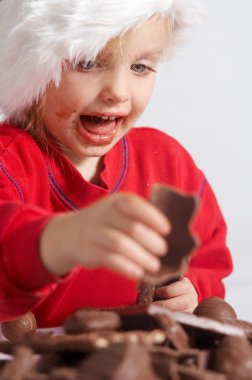 küçük çikolata santa